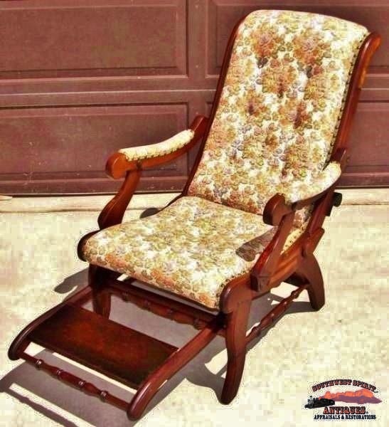 1880's Walnut Sleepy Hollow Reclining Chair with Foot Rest – Southwest  Spirit Antiques & Certified Appraisals
